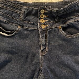 Silver Crush Soft Dark Blue Jeans